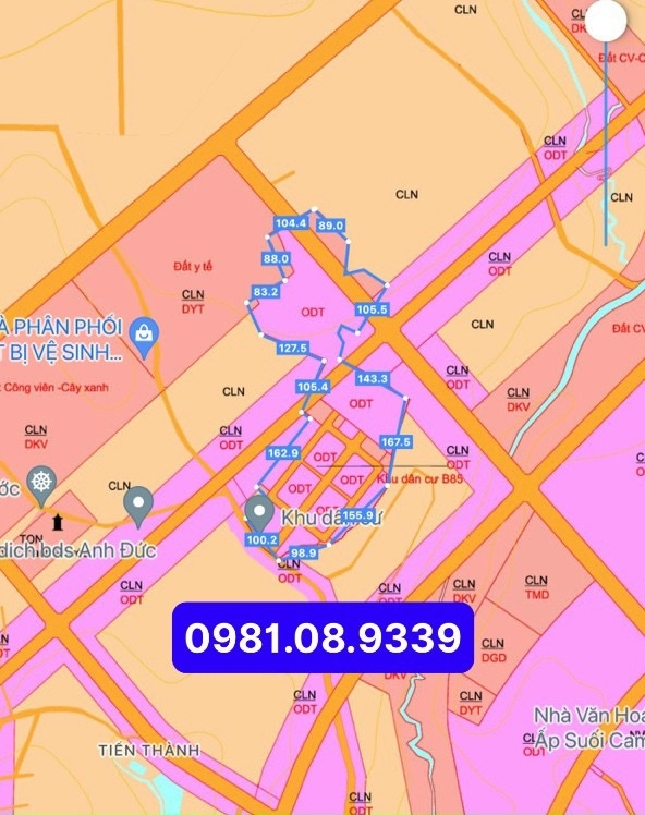 Mua Bán Đất nền Đường Trần Hưng Đạo 285m2 Giá 2 tỷ VND