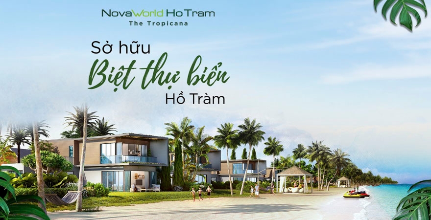 Phối cảnh dự án nhà phố NovaWorld Hồ Tràm