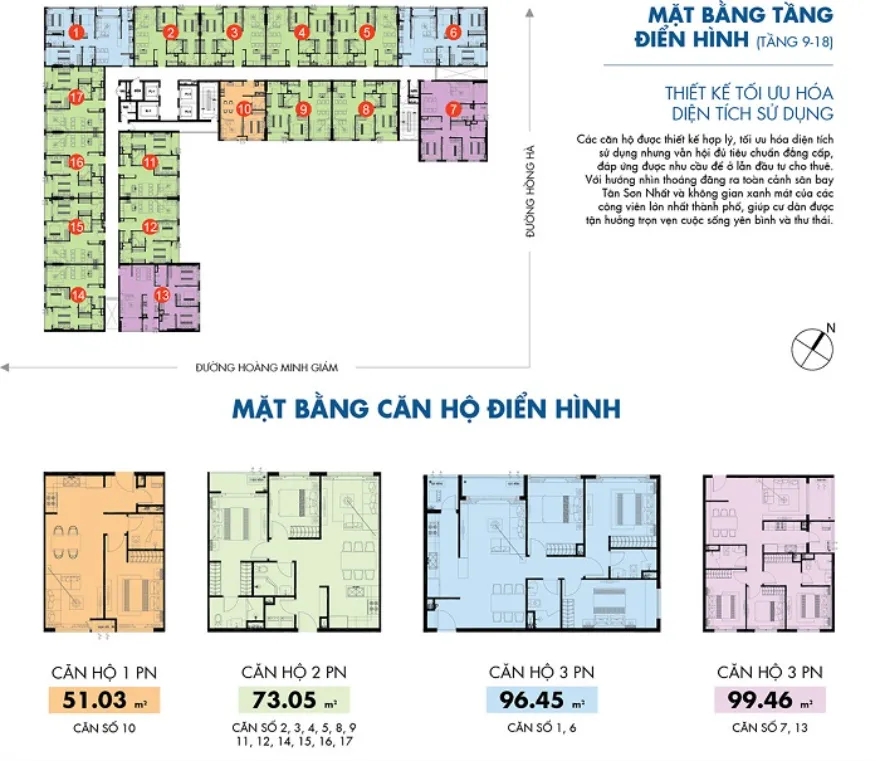 Orchard Garen mặt bằng