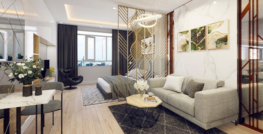 Mẫu căn hộ CT Plaza Minh Châu