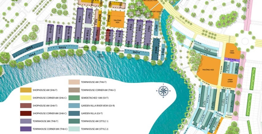 Mặt bằng dự án Aqua City The Elite 1