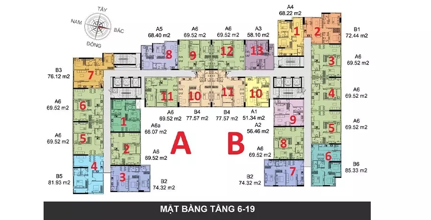 Mặt bằng tầng 8 19