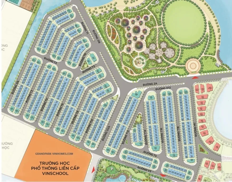 Vinhomes Grand Park The Manhattan mặt bằng tổng quan