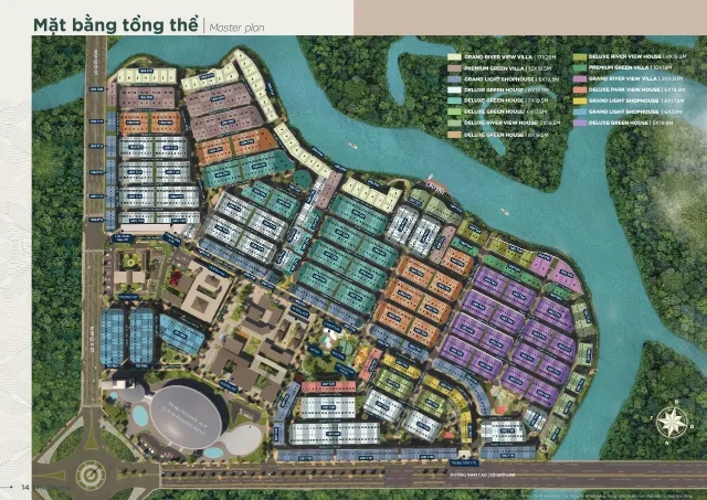 Aqua City Valencia Mặt bằng tổng thể