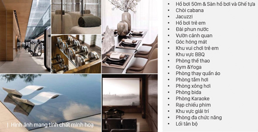 Tiện ích nội khu The River Thủ Thiêm