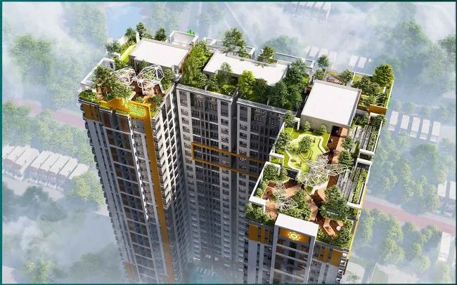 Phú Đông Sky Garden phối cảnh trên cao