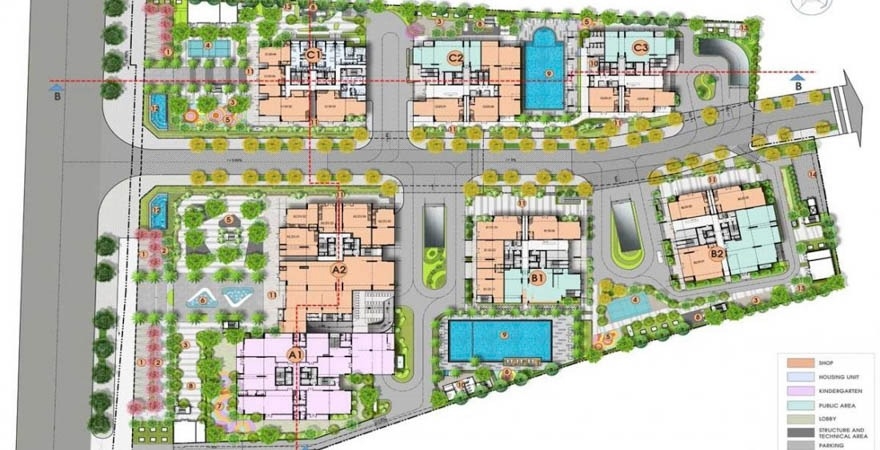 Mặt bằng tầng 1