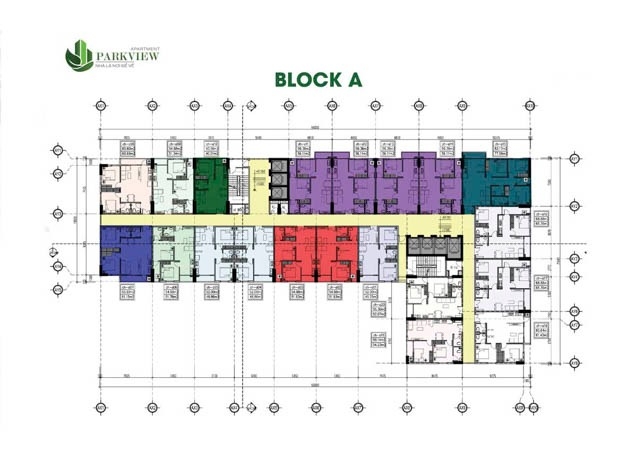 Mặt bằng block A