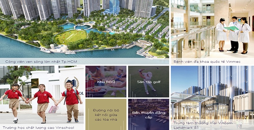 Tiện ích chung cư Vinhomes Central Park