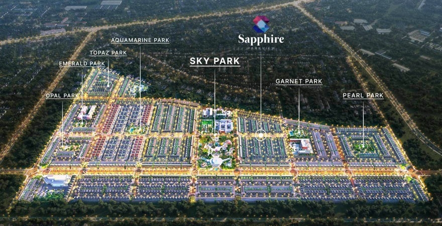 Mặt bằng Gem Sky World
