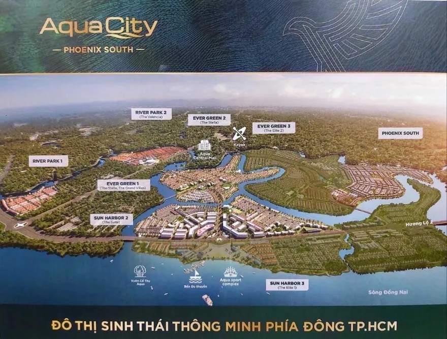 Phoenix South Aqua City phối cảnh