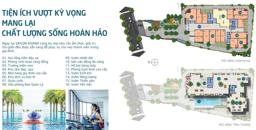 Tiện ích căn hộ Saigon Asiana