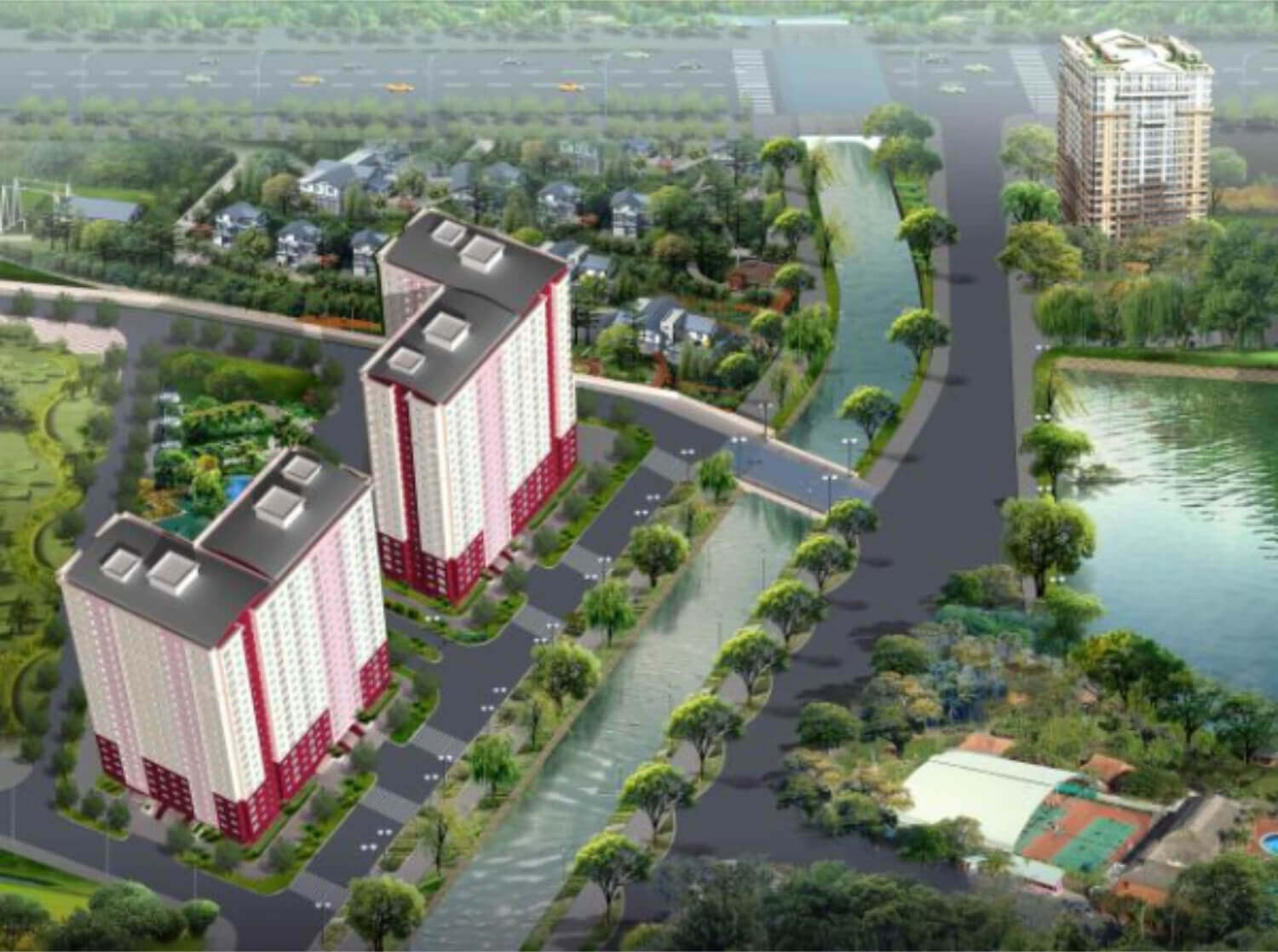 Chung cư Mỹ Đức phối cảnh