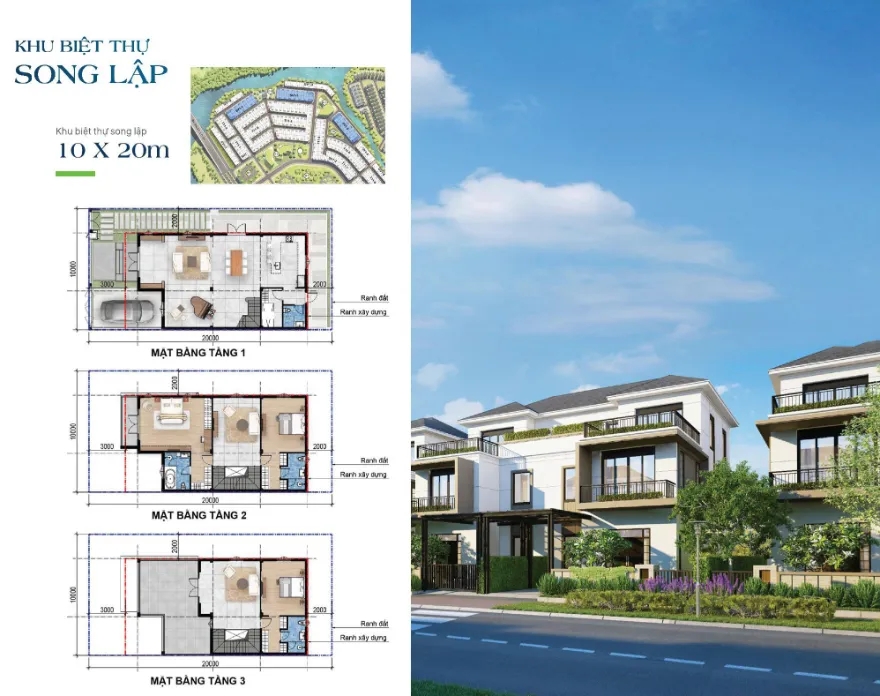 Layout biệt thự