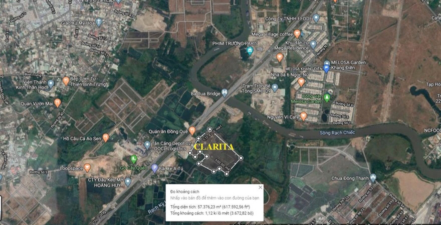 Vị trí dự án Clarita