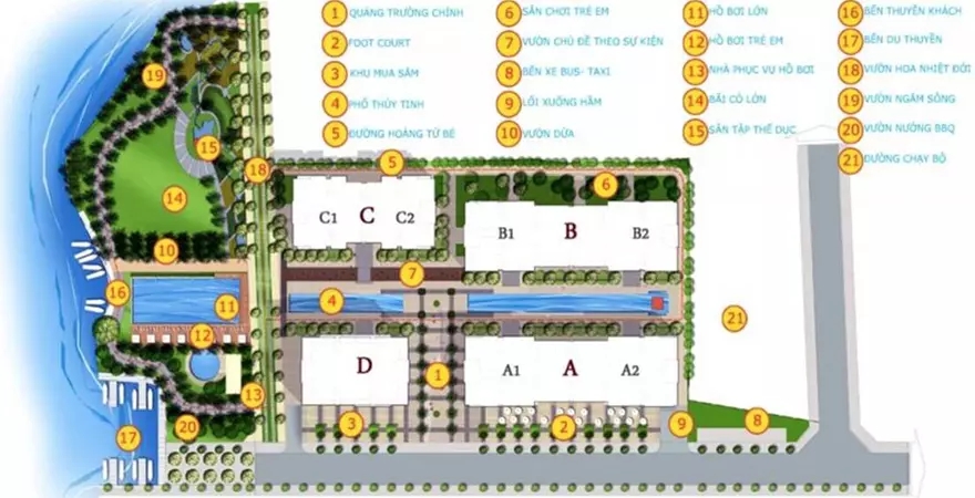 Chi tiết 4S Riverside Linh Đông