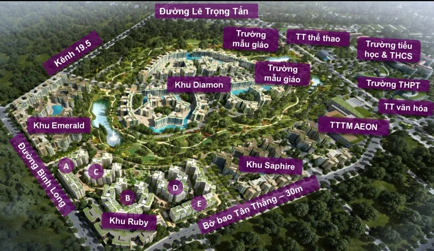 Celadon City phân khu