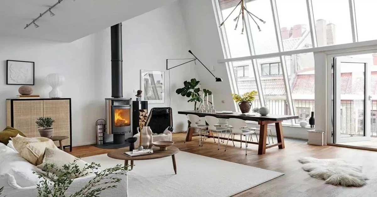 Mê mẩn vẻ đẹp hiện đại bên trong căn hộ gác mái luôn ngập tràn ánh sáng