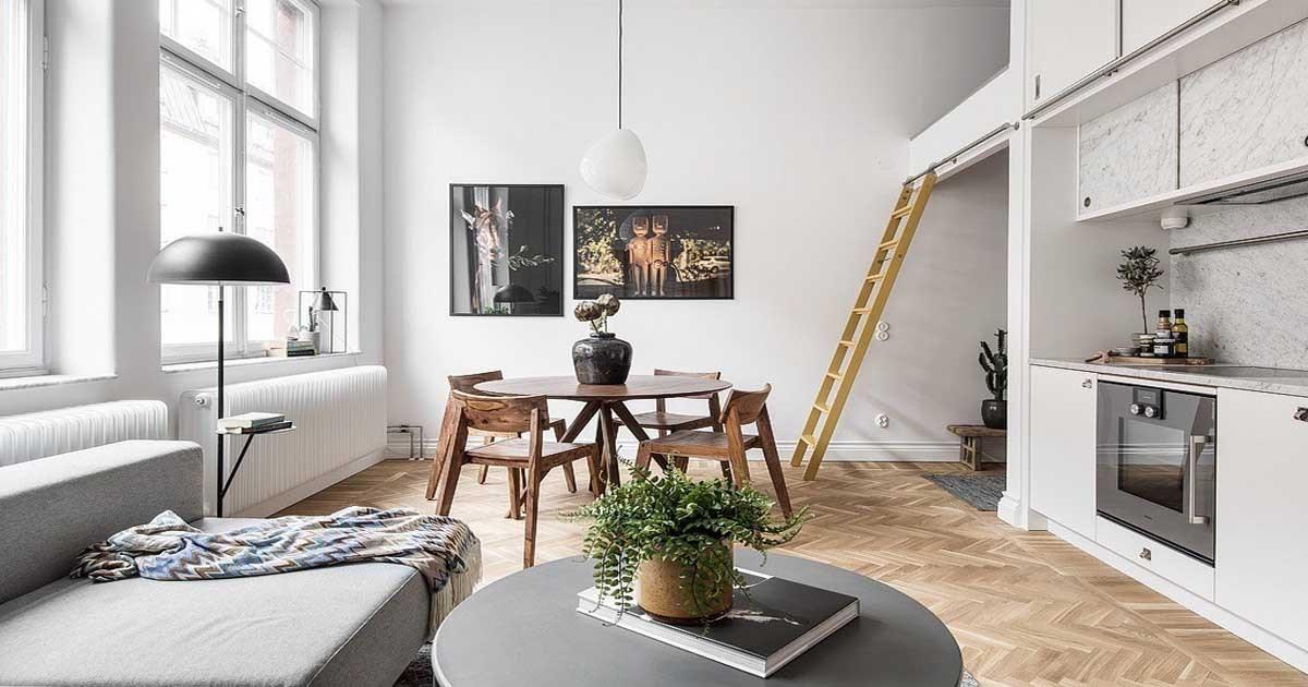 Chỉ 33m² nhưng căn hộ nhỏ này đã đốn tim người ngắm nhìn nhờ cách xử lý không gian gác lửng cực ấn tượng
