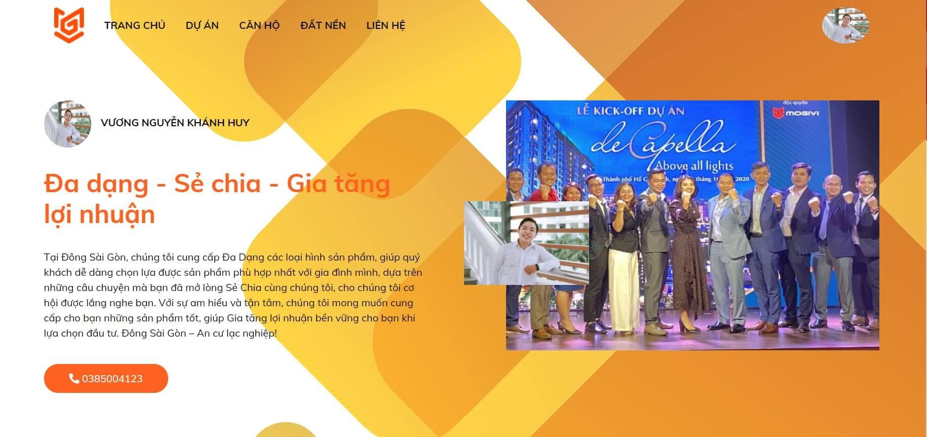 Mogivi triển khai tạo landing page miễn phí