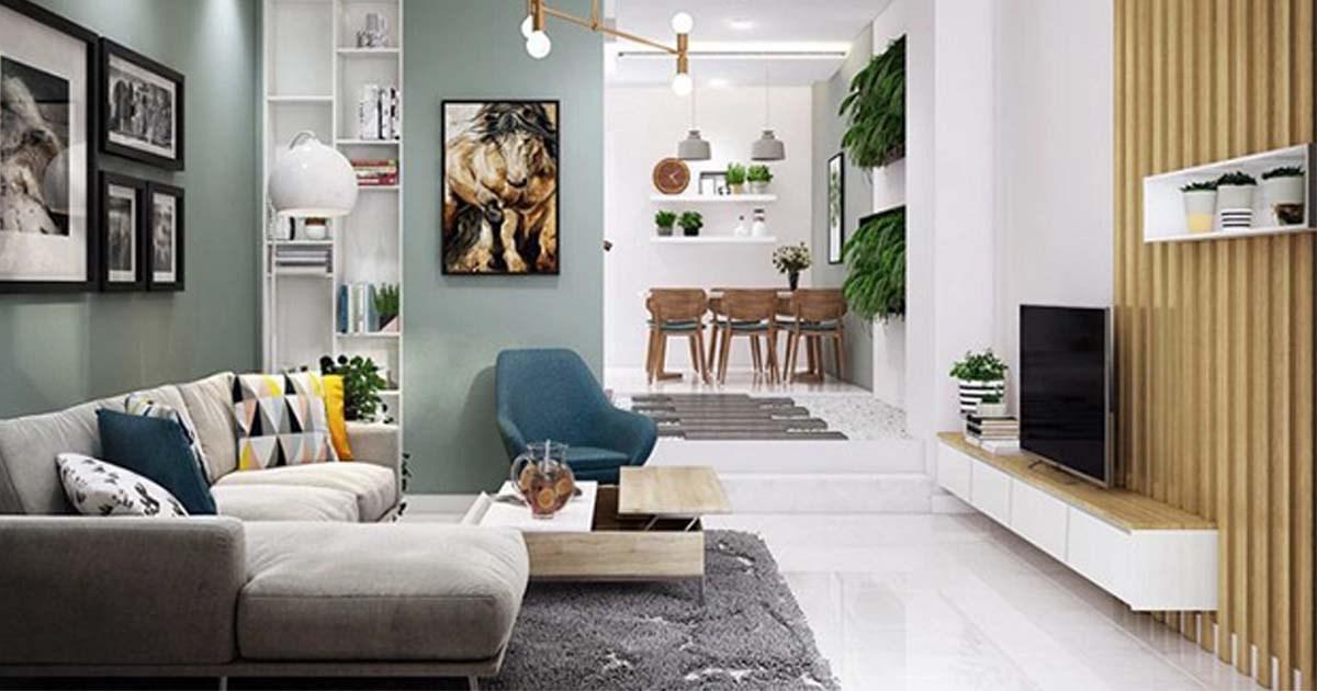 Tư vấn thiết kế và bố trí nội thất nhà ống 1 tầng cho người mệnh Thủy