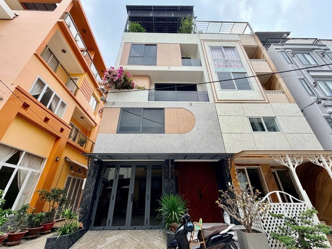5 Tầng DT 60m2, Nhỉnh 13.X TỶ💰🌿 LÊ QUANG ĐỊNH - Xe Hơi Ngủ Nhà - KHU PHÂN LÔ ĐỒNG BỘ TRƯỚC NHÀ 10m2