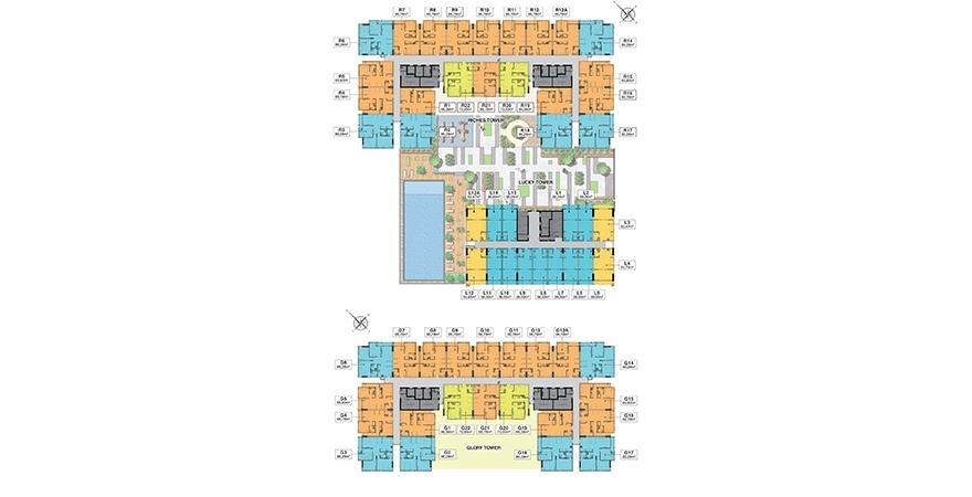 Mặt bằng tầng điển hình Richmond City